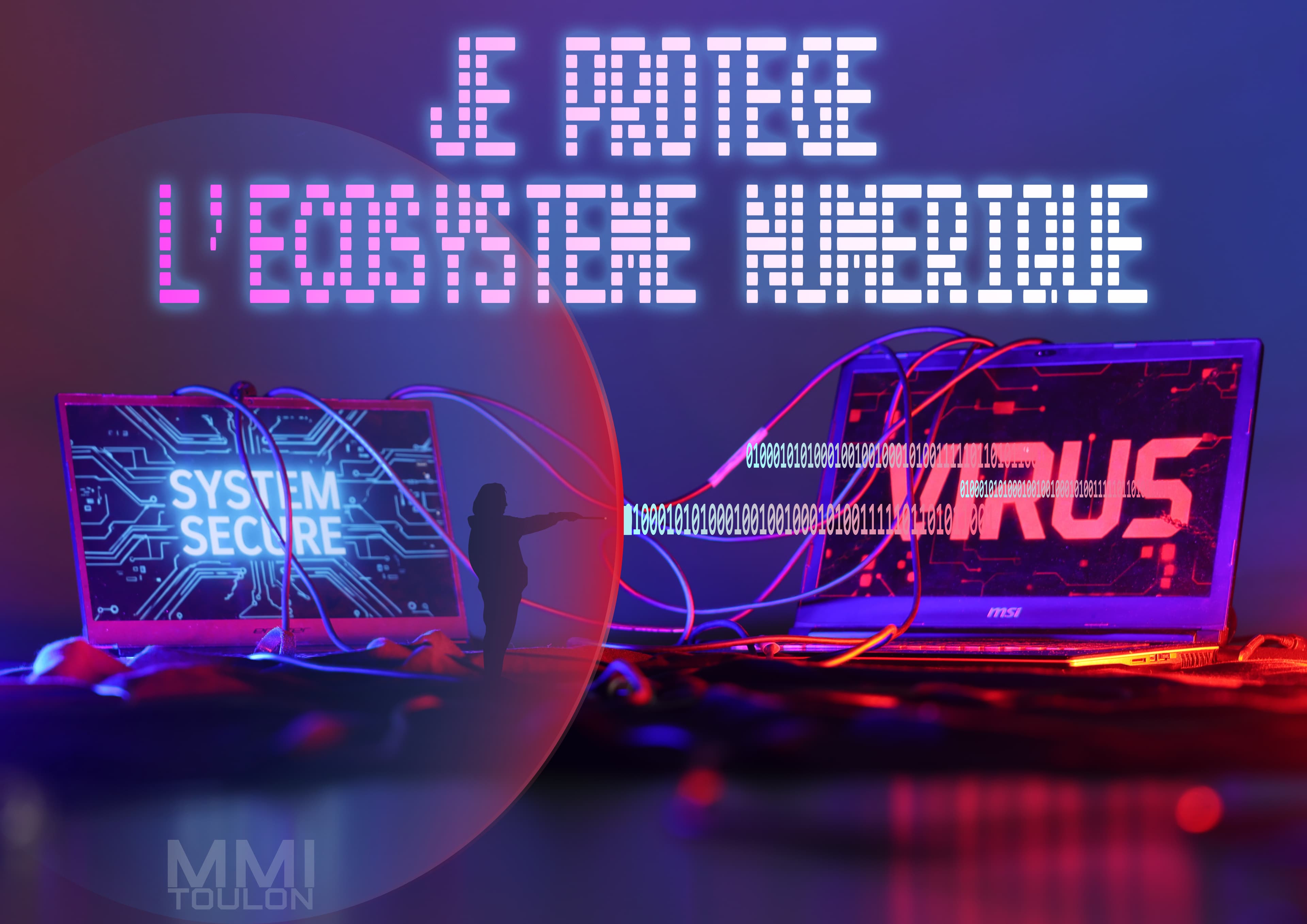 Affiche promotionnelle - Cybersécurité